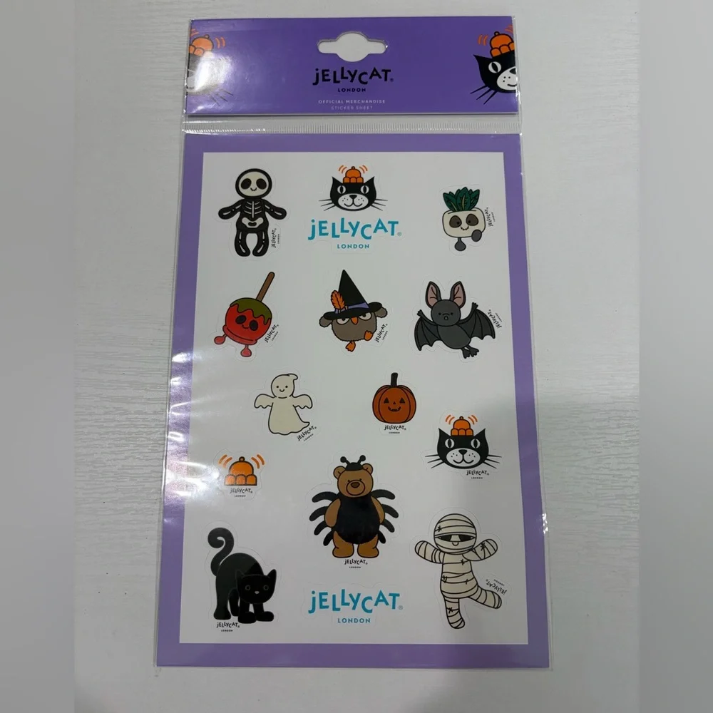 Jellycat Official Halloween Stickers - NEW - Perfect for Gifts Christmas - Picture 1 of 1